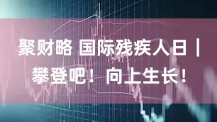 聚财略 国际残疾人日｜攀登吧！向上生长！